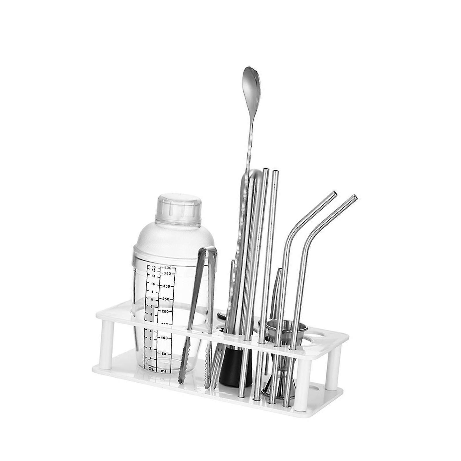 13x Cocktail Bartending Tool Shaker Set Barware Drinkware Set Bartender Kits