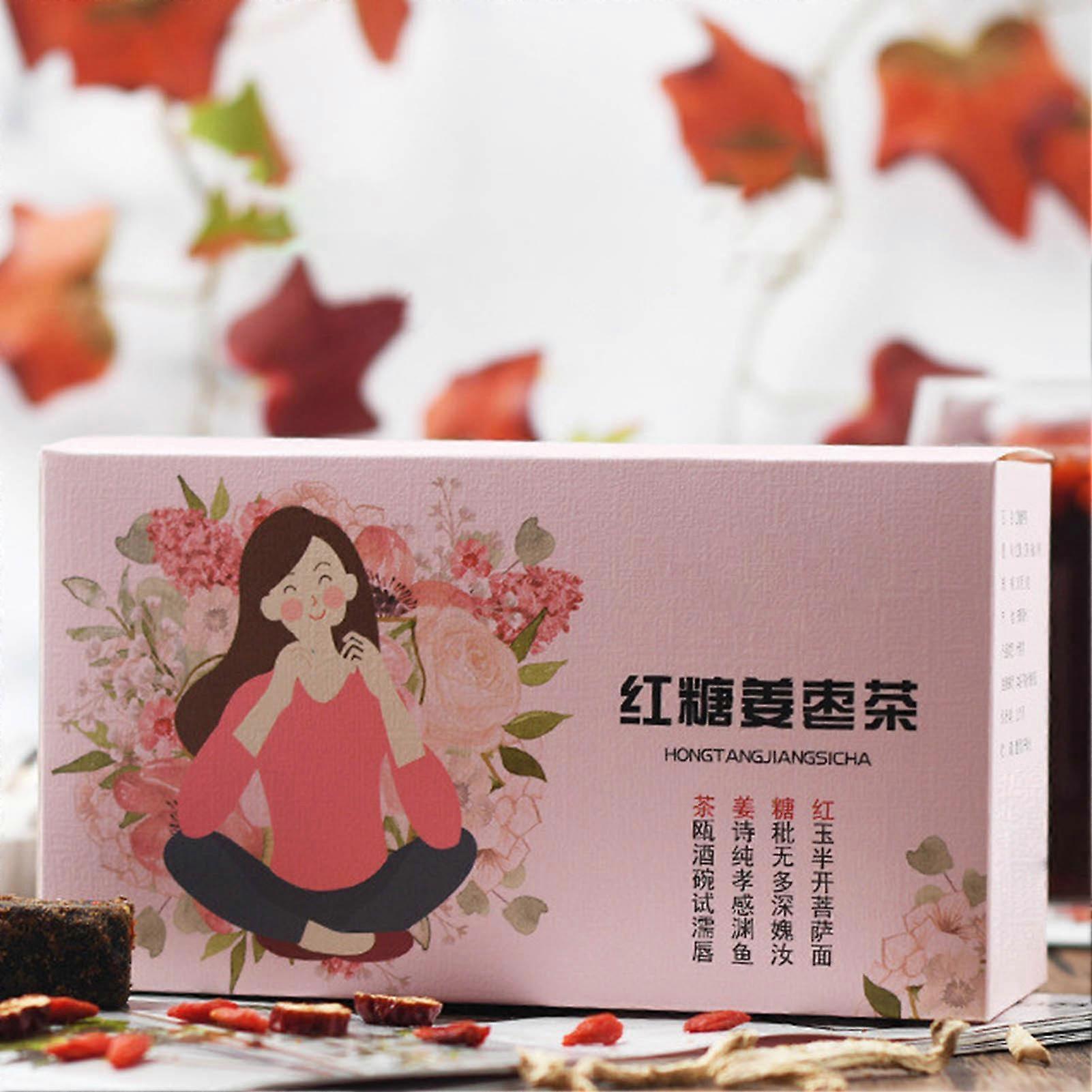 Brown Sugar Ginger Tea with Wolfberry and Date 9 Count for Menstrual Comfort