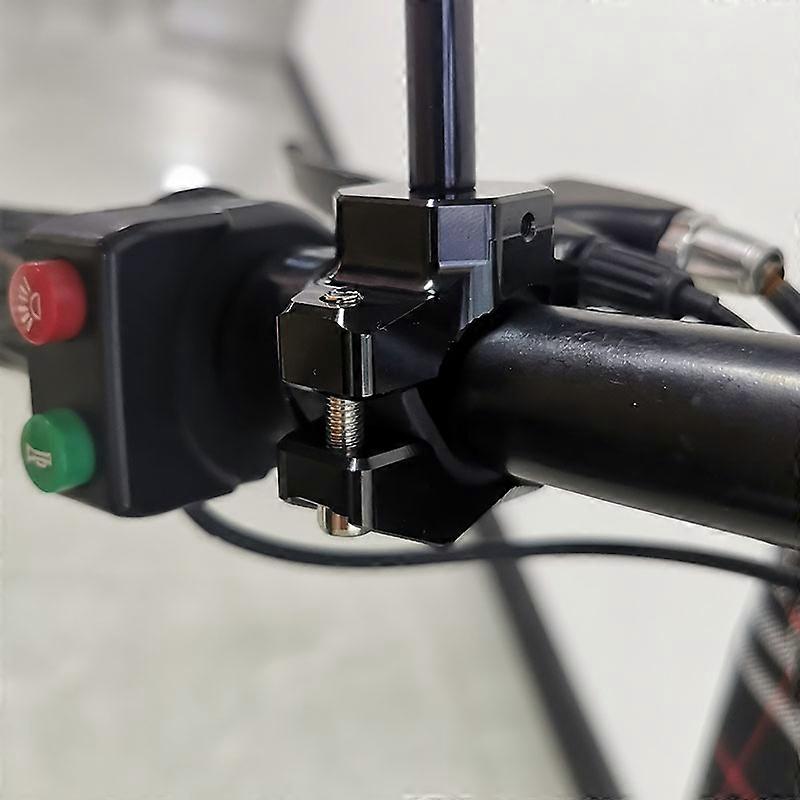 Mensola Portabandiera Per Moto Con Base Regolabile - Compatibile Con Sportster XL883, Touring FLHT, Road King Glide - Colore Cromato