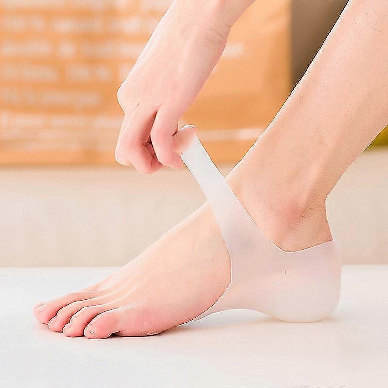 1 Pair Concealed Footbed Enhancers Invisible Height Increase Silicone Insoles Pads