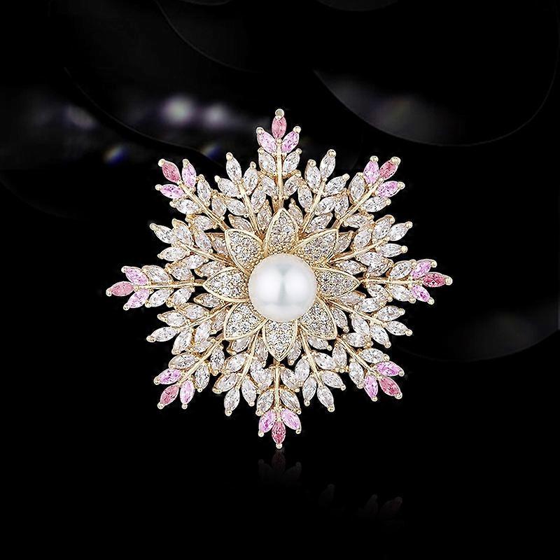 ハイグレードブローチ気質ブローチ女性ハイグレード絶妙