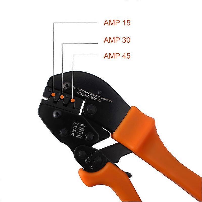 Manual Ratchet Crimper for 15A 30A 45A Connectors