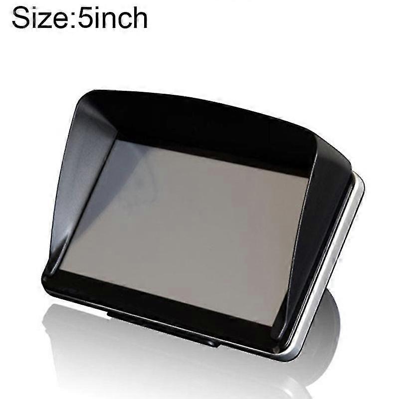 Universal Screen Visor Hood Sun Shade Lens Protector Shield For 5/7inch Gps Navigation