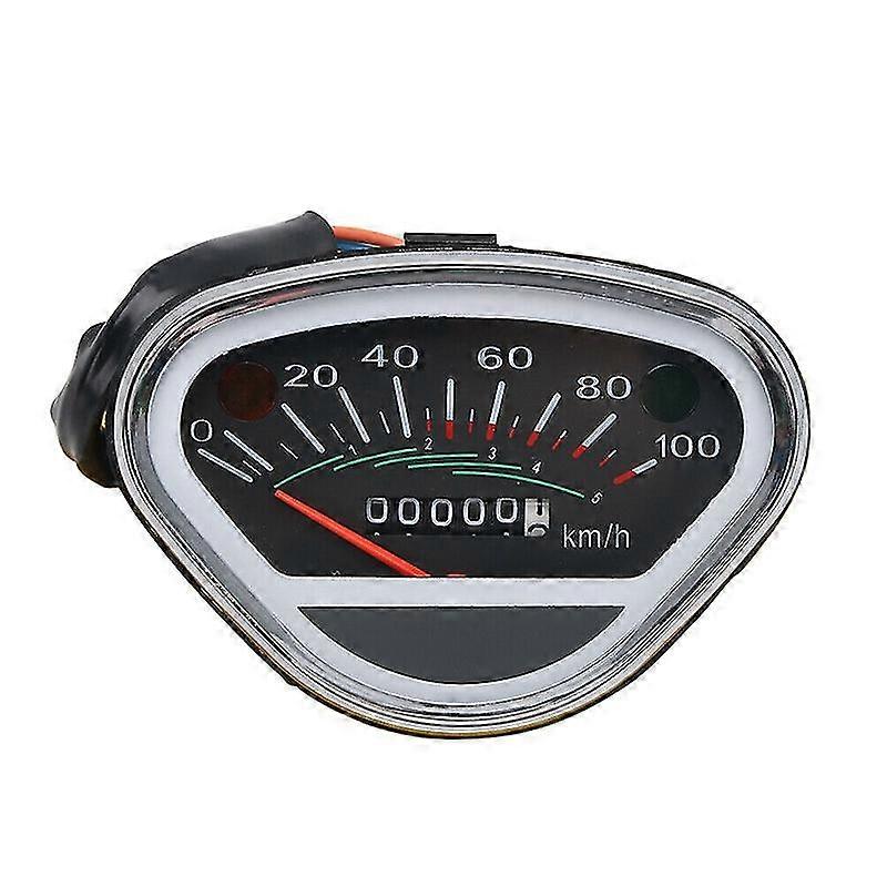 Motorcycle Speedometer 100km/h Tachometer Odometer Instrument For 70
