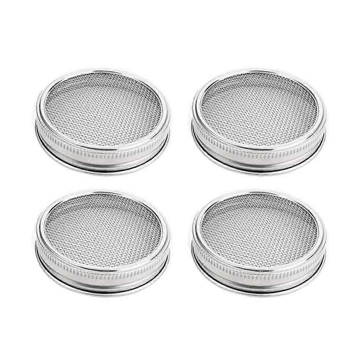 JUMPLAWN Edelstahl Drahtklemmen 4 Stück - Für Weithals Einmachgläser