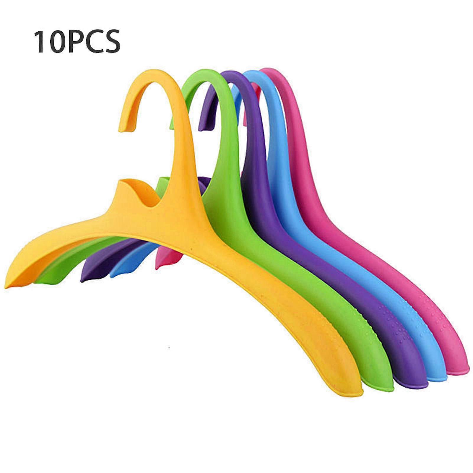 Wide Shoulder Suit Hangers High Quality Stackable Smooth Finish Plastic Hangers for Sweaters Coat