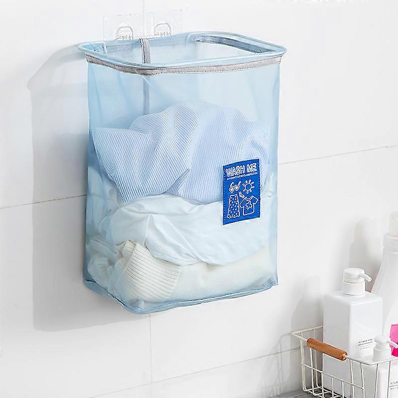 Laundry Hamper Foldable Storage Bin Wall Hanging Organizer Clothes Basket For Bedroom Bathroom