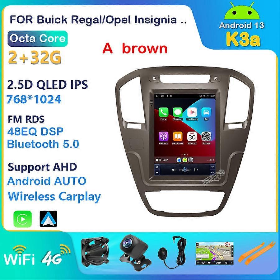 Android Tesla Style Car GPS Navigation For Buick Regal/Opel Insignia 2009-2013 Auto Radio Stereo Multimedia Player With BT WiFi