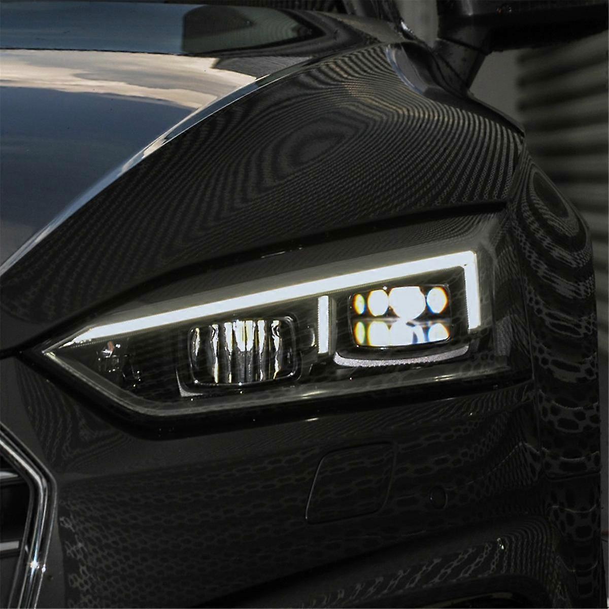 Car Headlight Lens for A5 2017-2020 Front Head Light Lamp Cover  parent Mask Shell Lampshade Gl