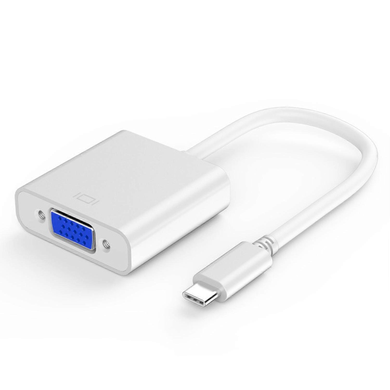 Usb C To Vga Adapter,Type C To Vga Adapter Compatible for Pro 2016/2017/2018, Air/Ipad Pro 2018,Sur