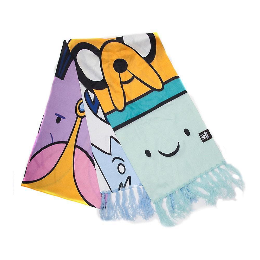 Adventure Time Characters All-over Print Knitted Scarf