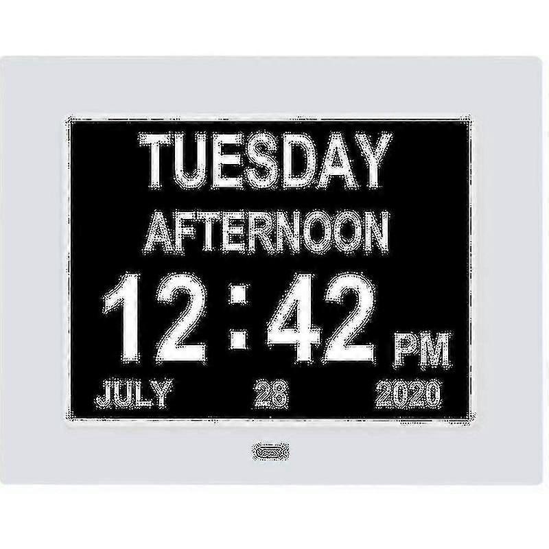 Digital Dementia Clock Clock Day Clock Display Clear Unabbreviated E