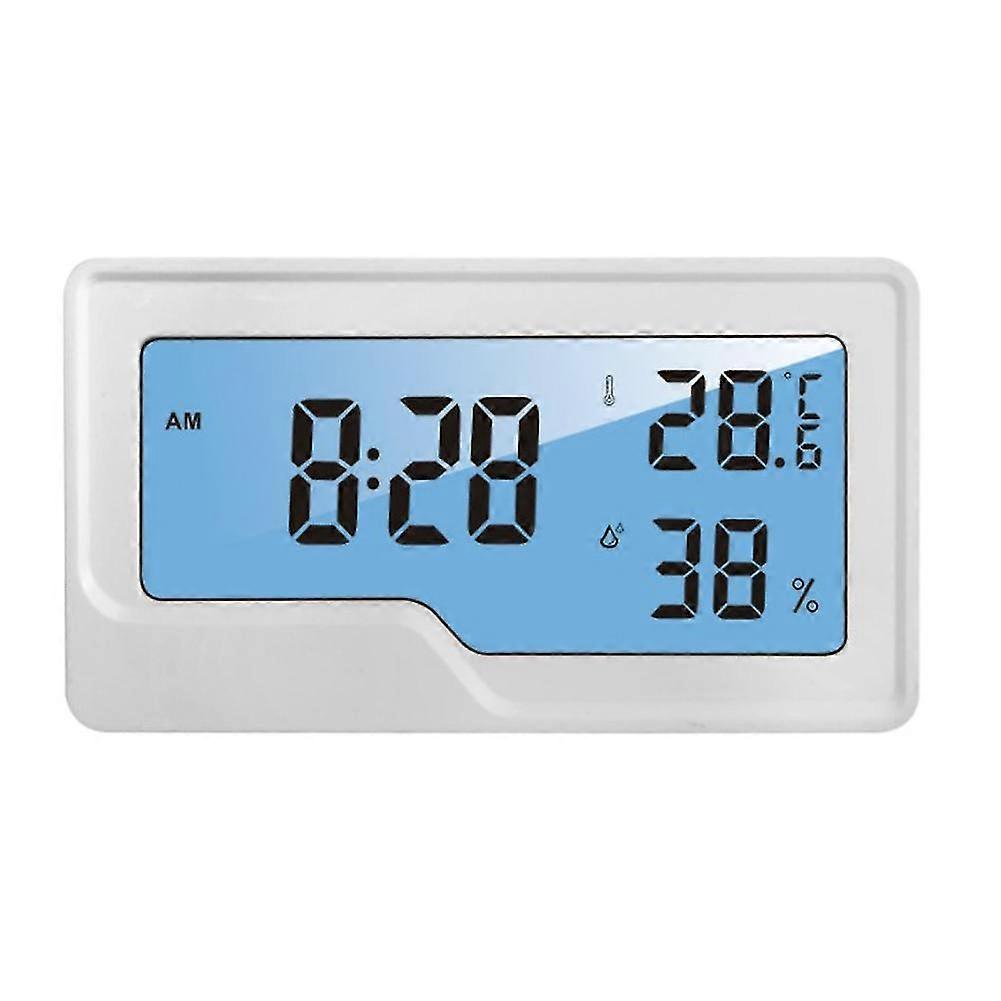 Hygrometer Thermometer Digital Temperature Time Clock Lcd Strain Gauge Sensor Humidity Meter Backlig