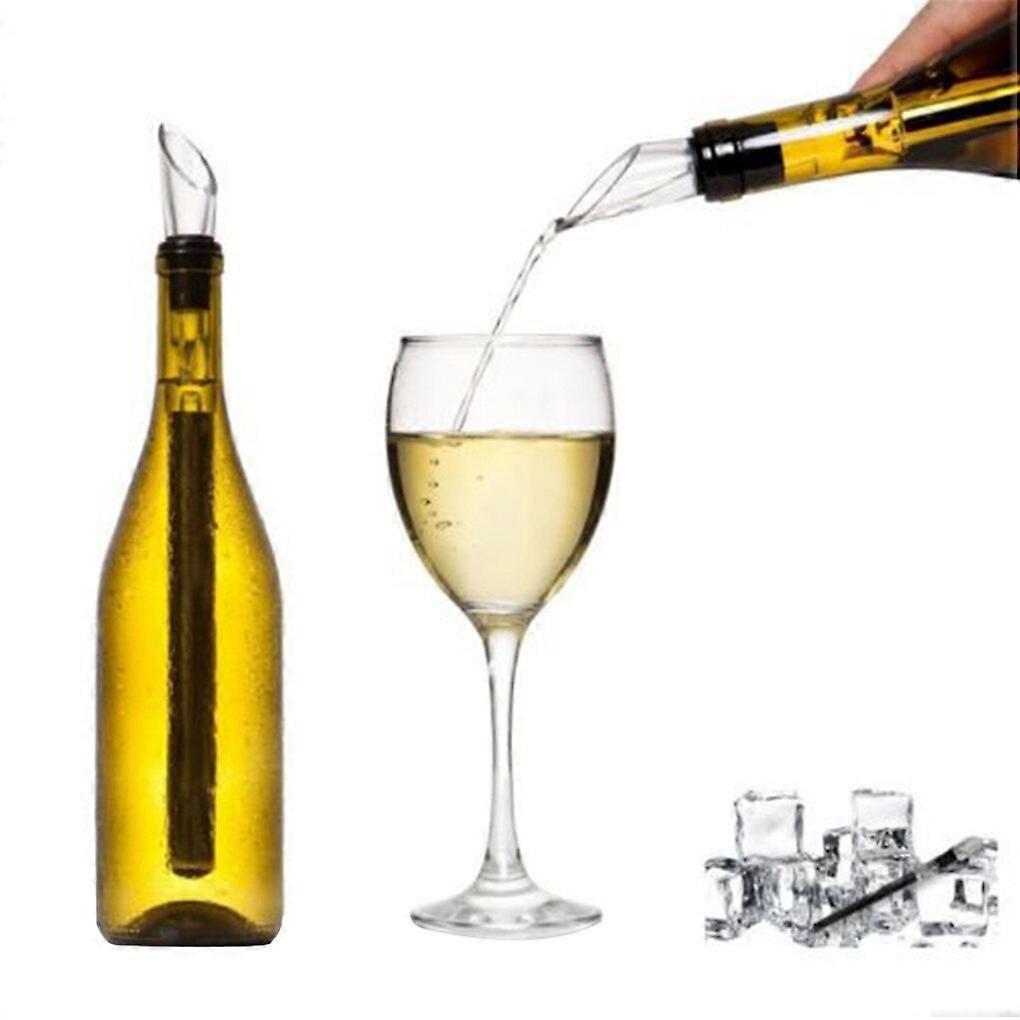 Portable creative wine set stainless steel red wine ice stick beer ice stick red wine 3-in-1 ice wine pouring device
