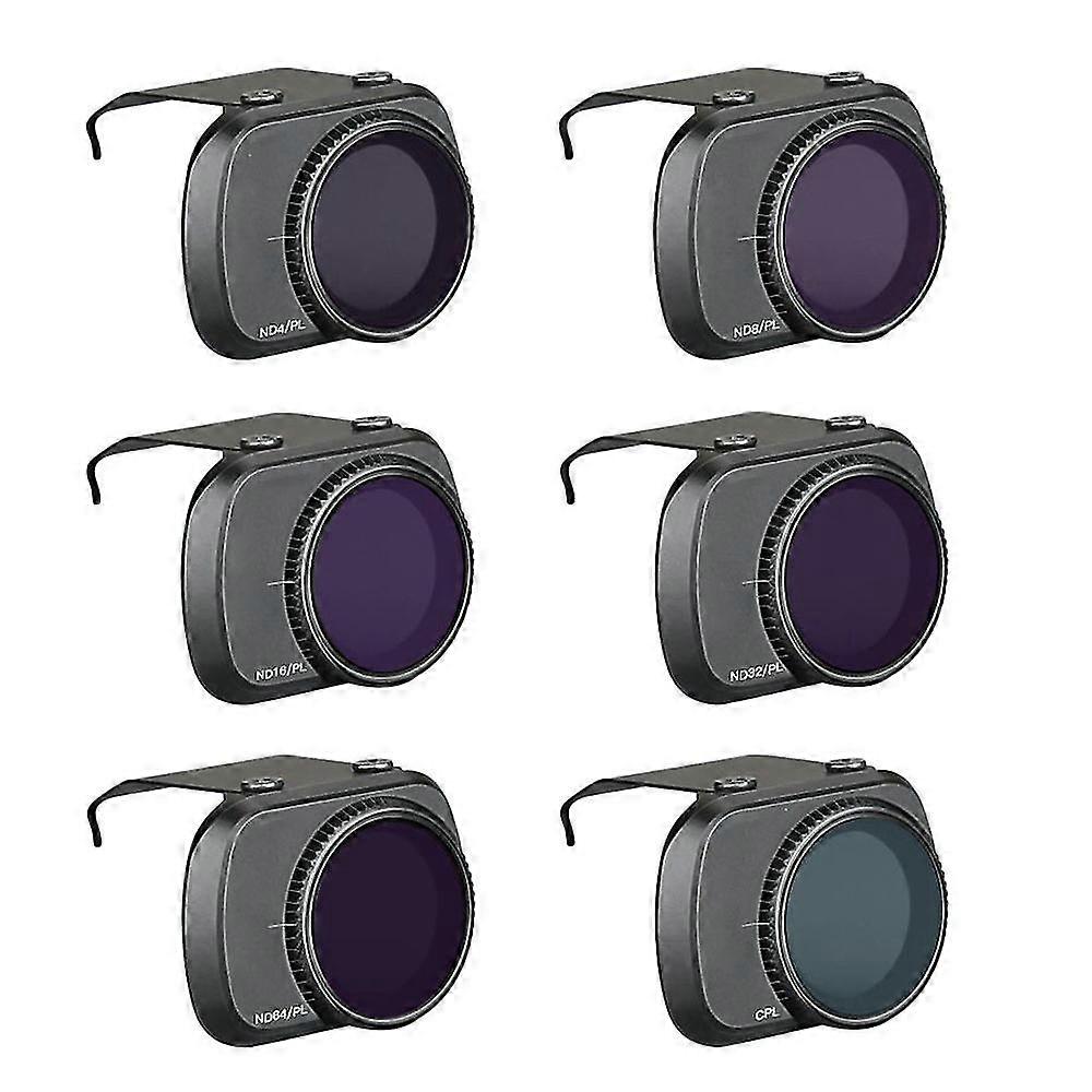 K&f Concept Mini 2 Mavic Mini Se Nd Filter Camera Lenses Pack Of 6 Filter Sets Uv+cpl+nd8+nd16+nd32+nd64, Compatible With Dji Mini 2/mavic Mini 1/mini