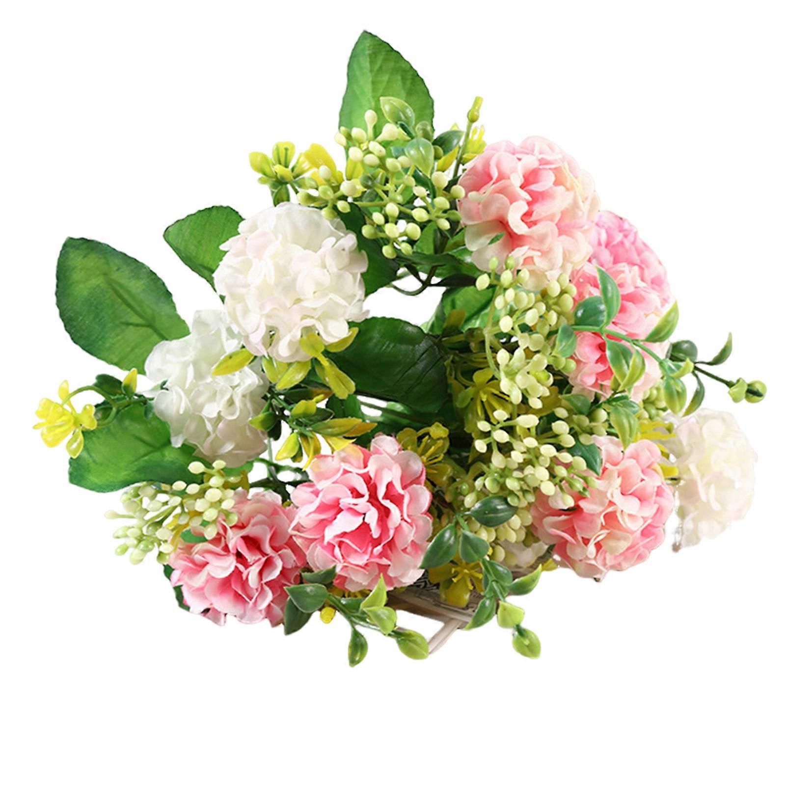 Artificial Flowers Silk Chrysanthemum Flower Lifelike Low Maintenance Holding Flowers Small Pieces Wedding Bouquet