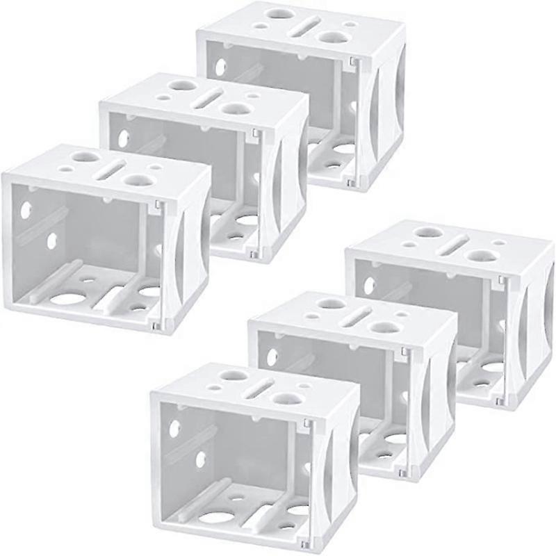 1 Inch Blind Brackets White Profile Box Mounting Bracket Window Blinds Headrail Bracket (6)