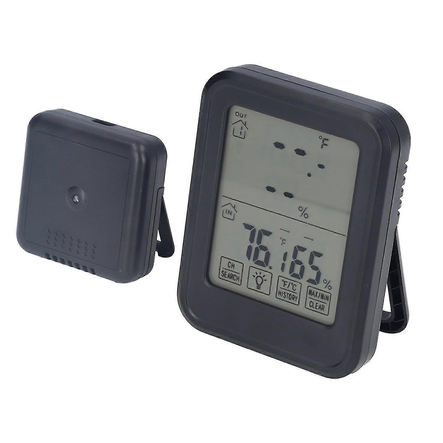 Digital Thermometer Hygrometer Waterproof Touch Screen Smart Hygrometer with Sensor compatible with