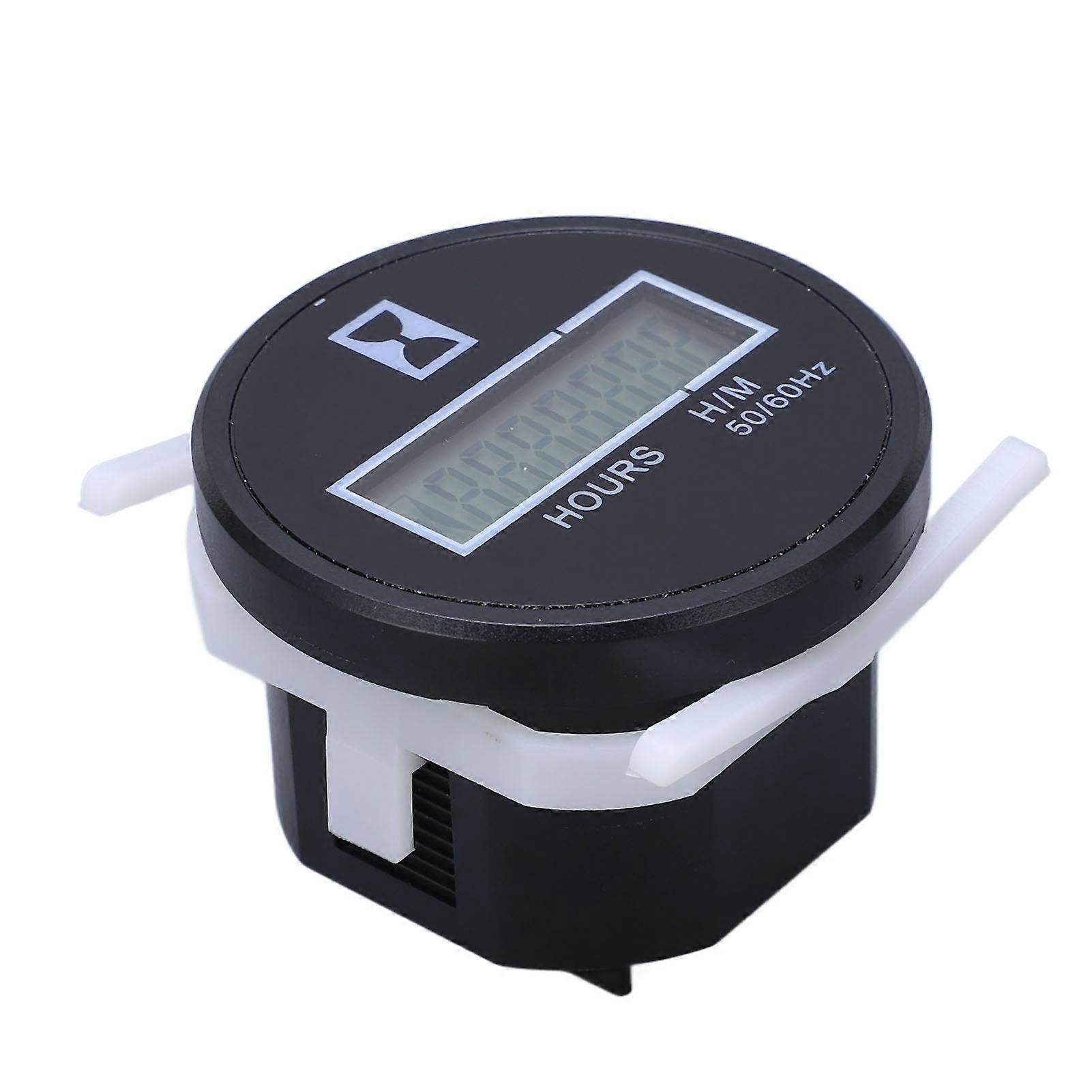 Digital Hour Meter Precise Timer High Strength Portable Hour Meter Gauge with Battery