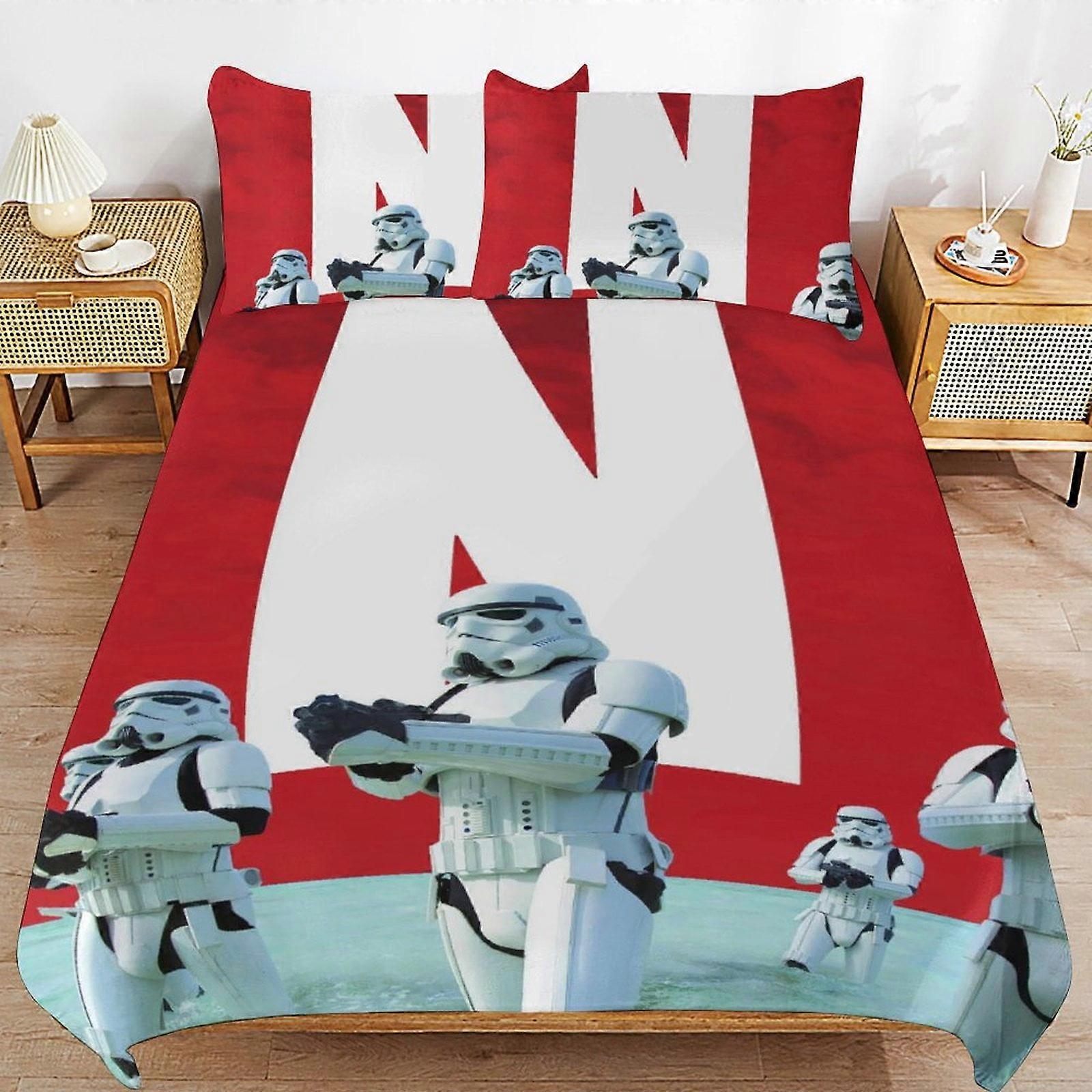 v4620  Bed Sheets Bedding Star-Wars Yod-a 3 PCS Comfort Set with 2 Pillowcases,Star-Wars Yod-a Bedding Set Sheet Set for Kids Adults,All Season Lightw