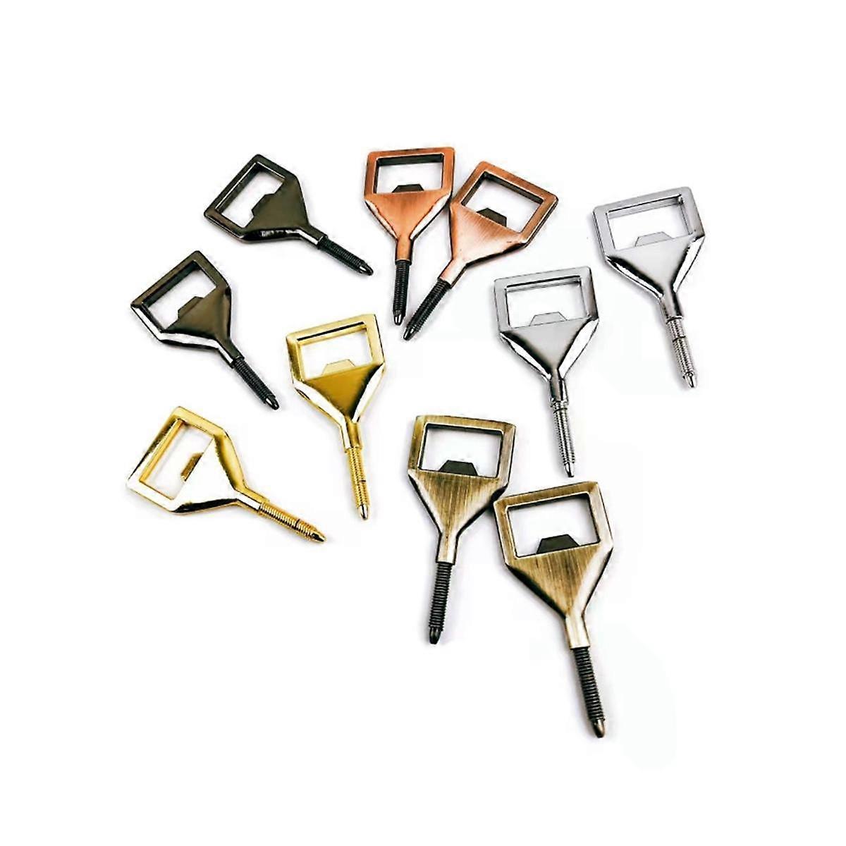 Metal Bottles Opener Kits Blank Opener Insert DIY Metal Beer Opener Square Opener