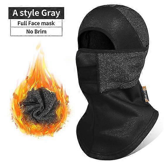 G 冬季运动面罩保暖抓绒骑行帽自行车护颈器男士女士跑步围巾滑雪摩托车头帽帽子