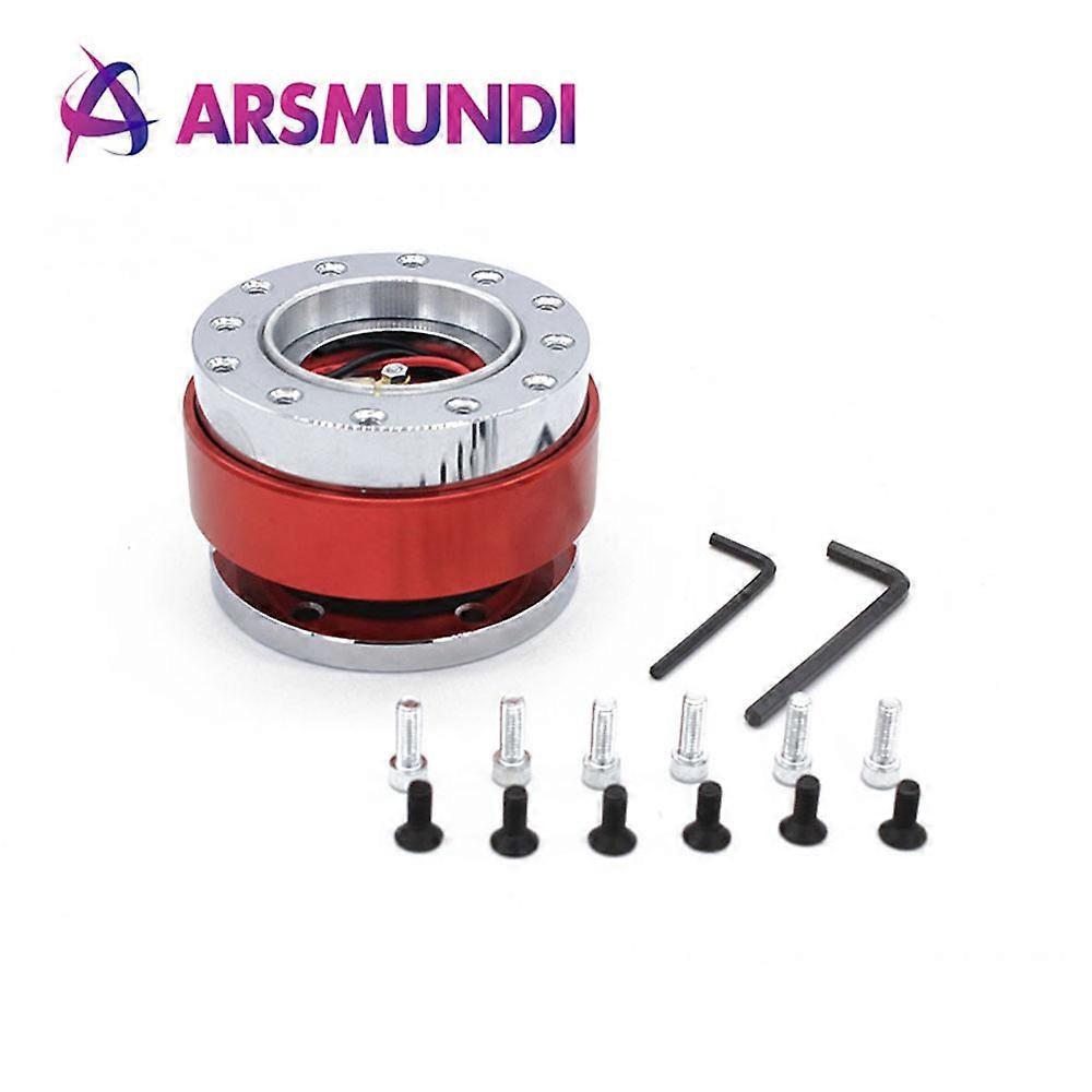 Universal Aluminum Steering Wheel Snap Off Quick Release Hub Adapter Boss kit