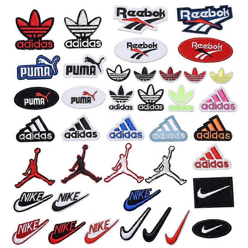 Random Assorted Styles Embroidered Patches 40PCS , Sew on/Iron on Patches, Applique for Clothes Dress Pants Hats Jeans, Sewing Flowers Applique DIY Ac