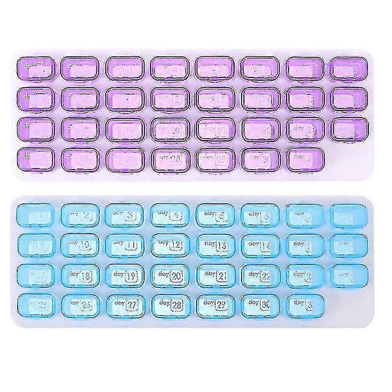 2pcs 31 Comments Pill Izer Pill Case Medicine Box Container