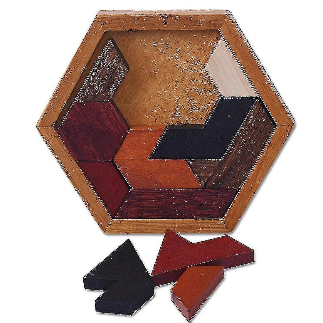 S Toy Hexagon Ometric S Jigsaw 1 Piece Kit