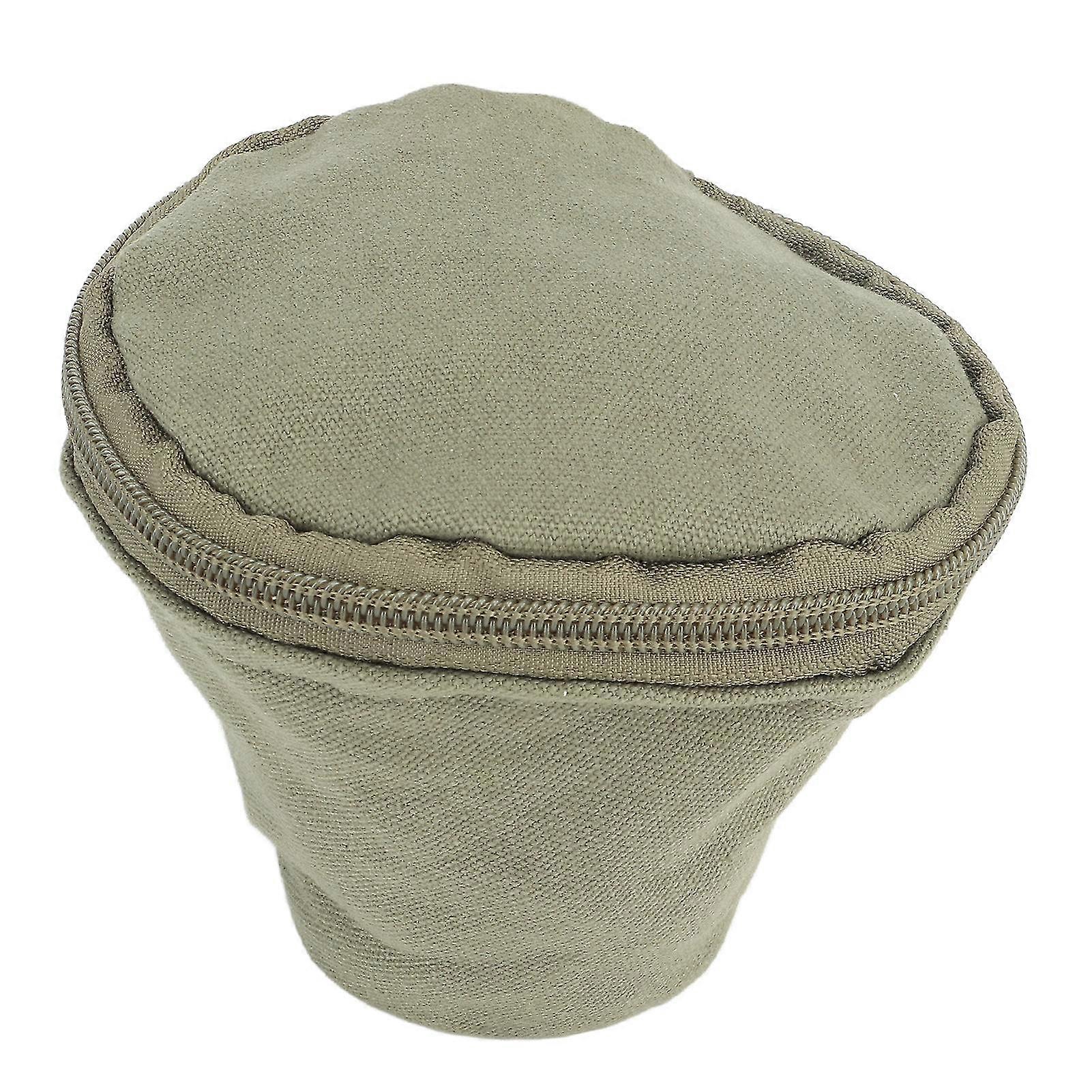 Reusable Coffee Filter Storage Bag - Portable Waterproof Canvas Cone Shaped Holder