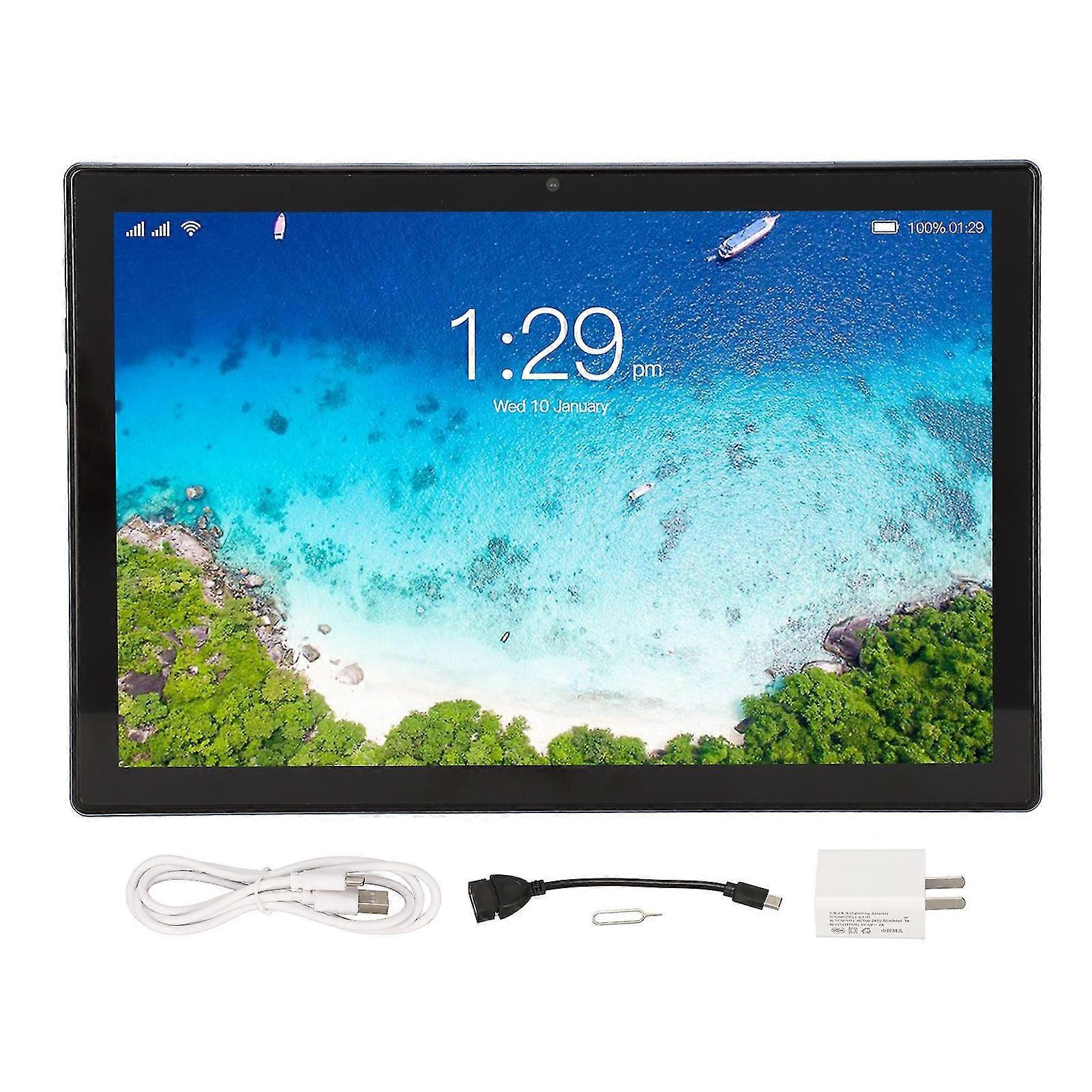 10in Octa Core 4G Calling Tablet PC with Android 10, 4GB RAM, 64GB ROM - Blue