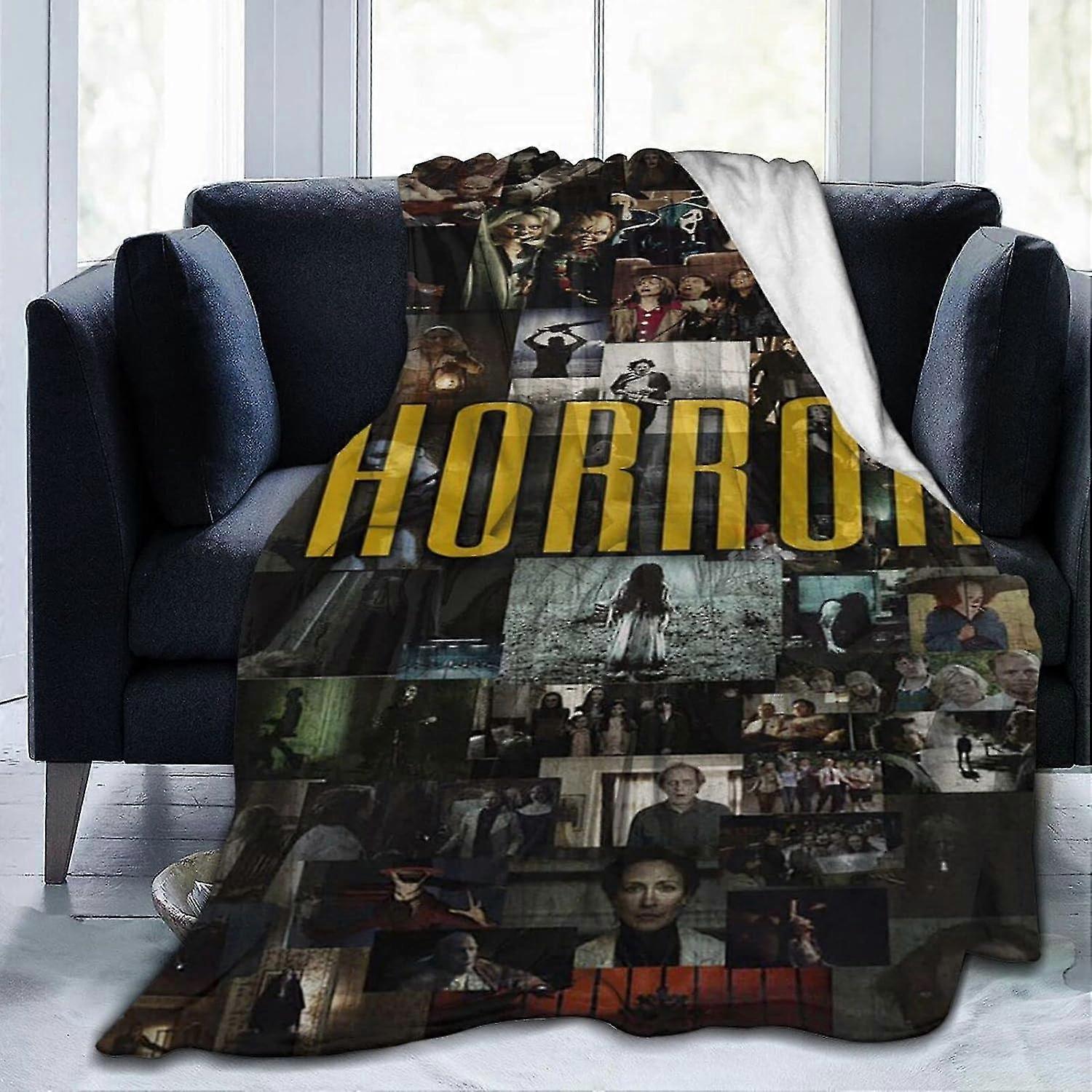 هالوين الرعب فيلم لينة ذو مراوغ بطانيات مريحة ودافئة الفراش الصوف الفانيلا بطانية ستوكات المضادة للبيلينغ Pljvrivjh3748