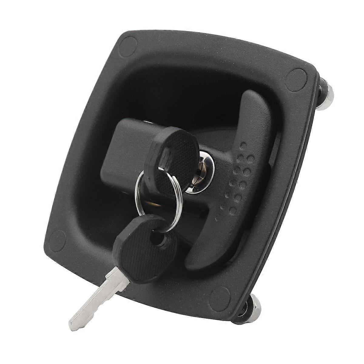T-Shape Handle Lock for Truck Trailer Door Latch Waterproof T-Handle Folding Compression Lock for T