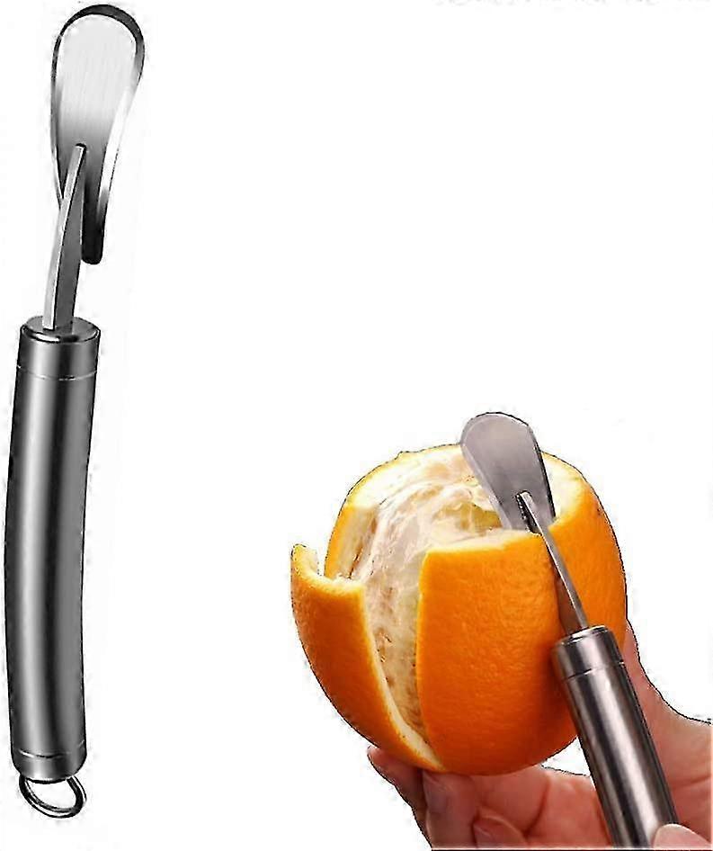 Citrus Peeler Peeler Smooth Anti-Slip Curved Handle Fruit Peeling Tool