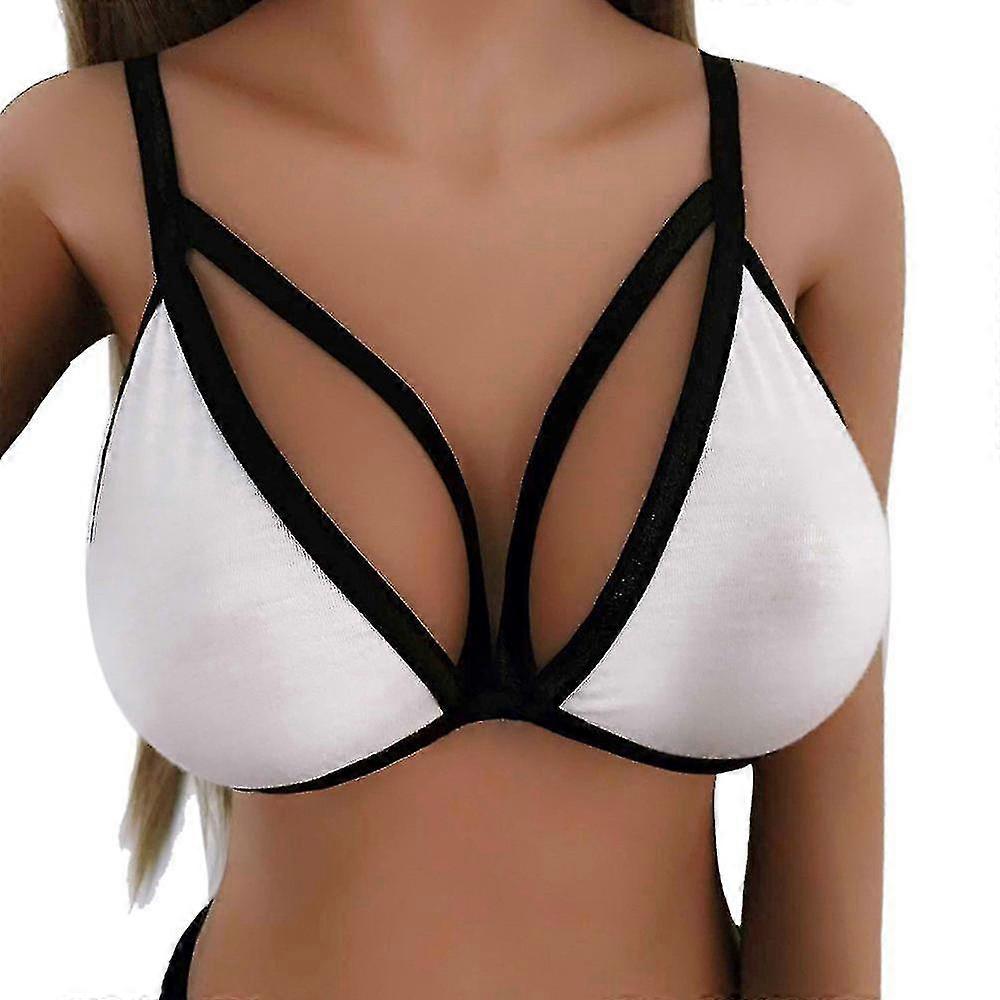 Sajy Womens Sexy Pure Bralette Pure Three Quarters Unpadded Bra