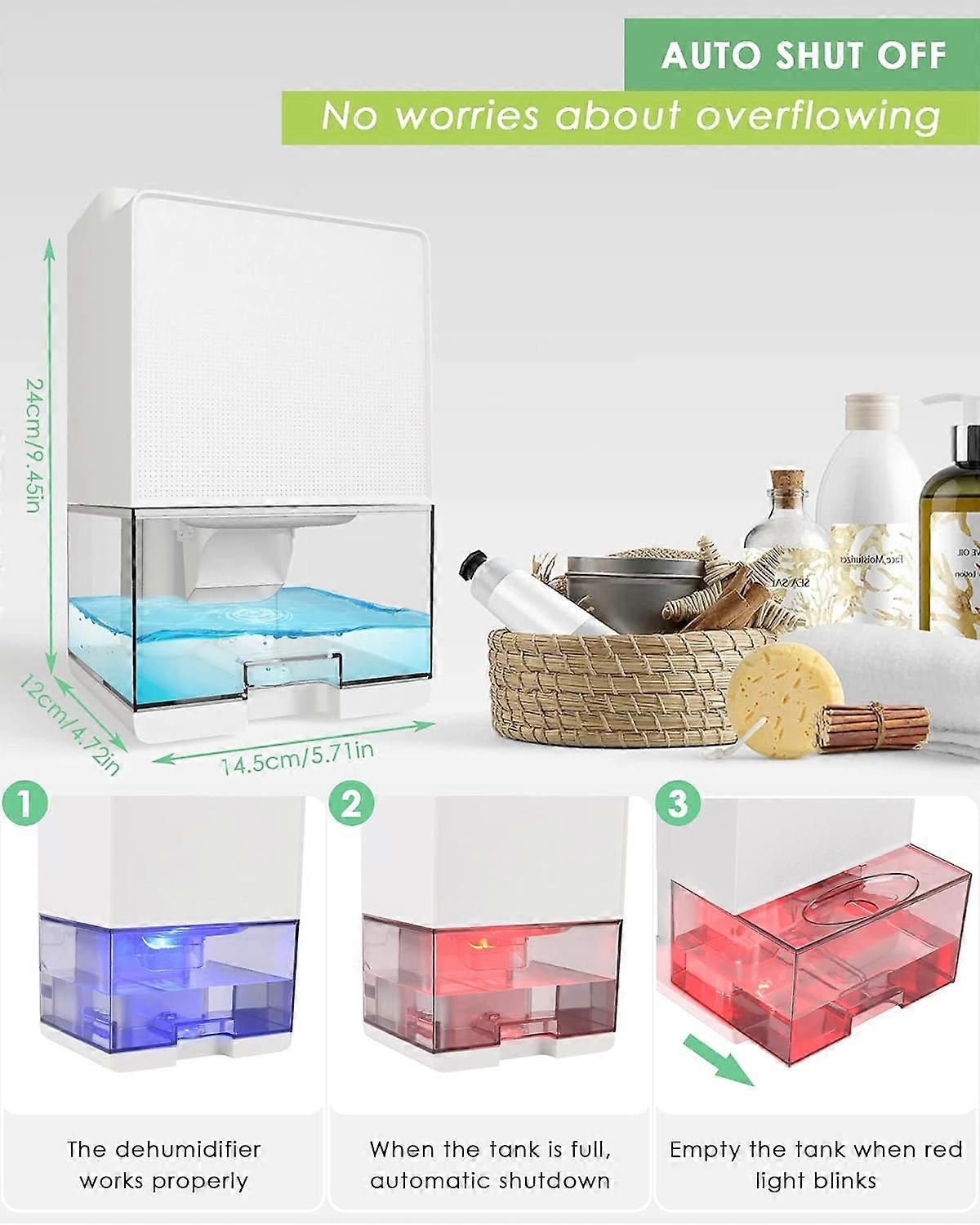 Electric dehumidifier for small dehumidifiers in bathrooms, cellars ...