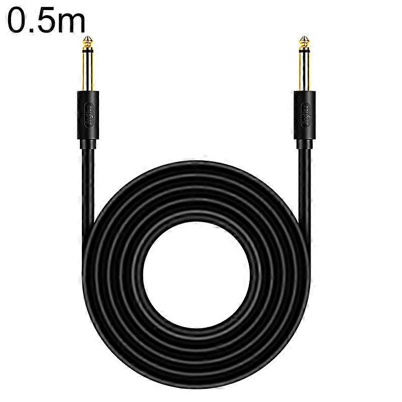JINGHUA 6,5 mm Audio-Mikrofon-Instrument-Tuning-Kabel 0,5 m
