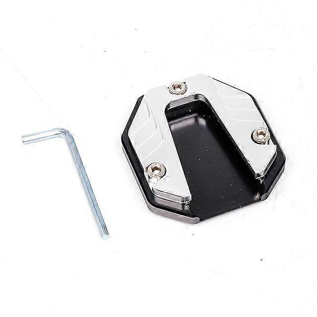 Scooter Motorcycle Bike Aluminum Alloy Kickstand Extender Foot Side Stand Extension Pad Support Plate Anti-skid Enlarged Base