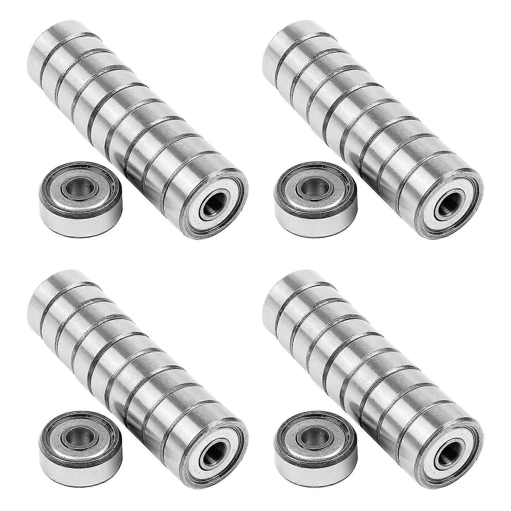 40 قطعة مصغرة مختومة معدنية محمية متري شعاعي اضعا الكرة نموذج: 604 Zz 4x12x4mm