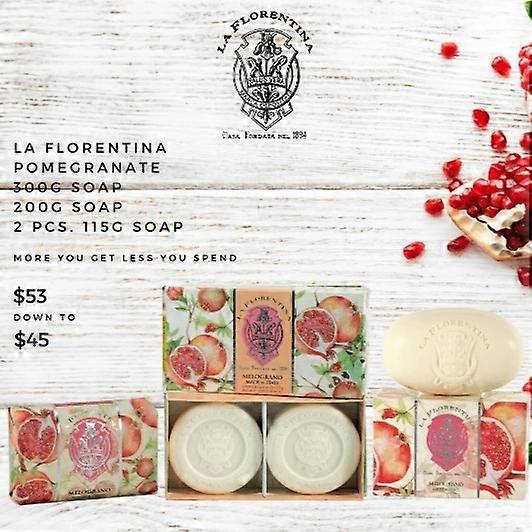La Florentina Pomegranate Soap Bundle