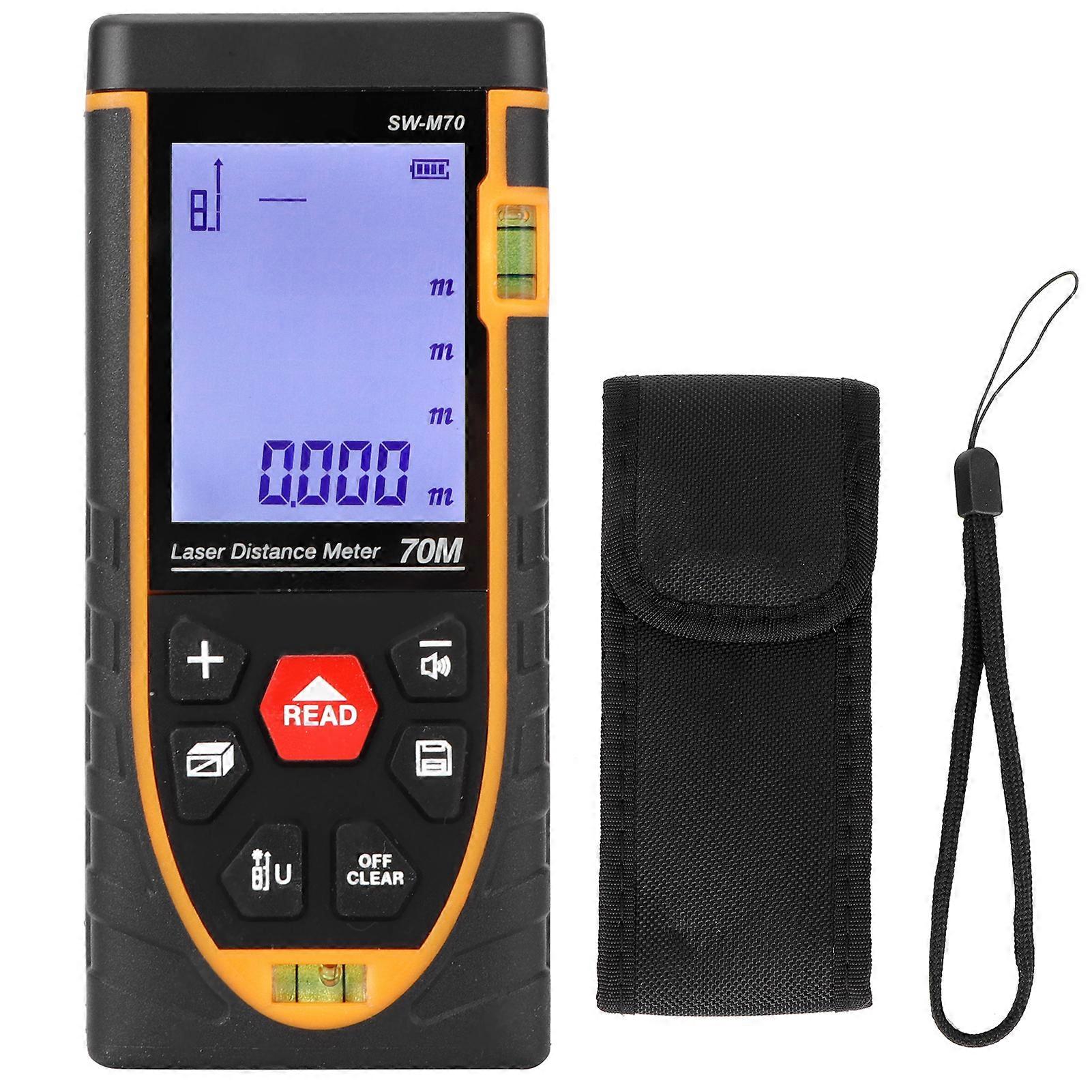 Laser Distance Measure Device Handheld Rangefinder High Accuracy Infrared Measuring Tool