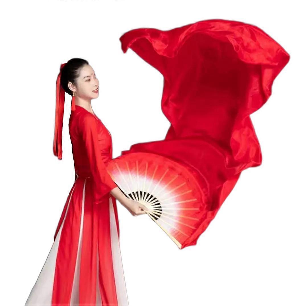 Effen Kleur Dans Fans Faux Zijde Dans Fans Buikdans Indiase Dans Party Festival Performance Props