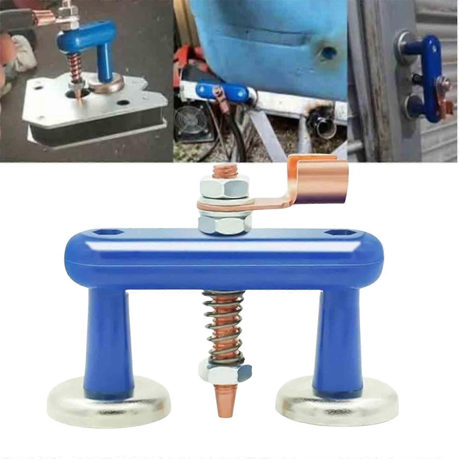 Supermagnetisk sveisestøtteklips