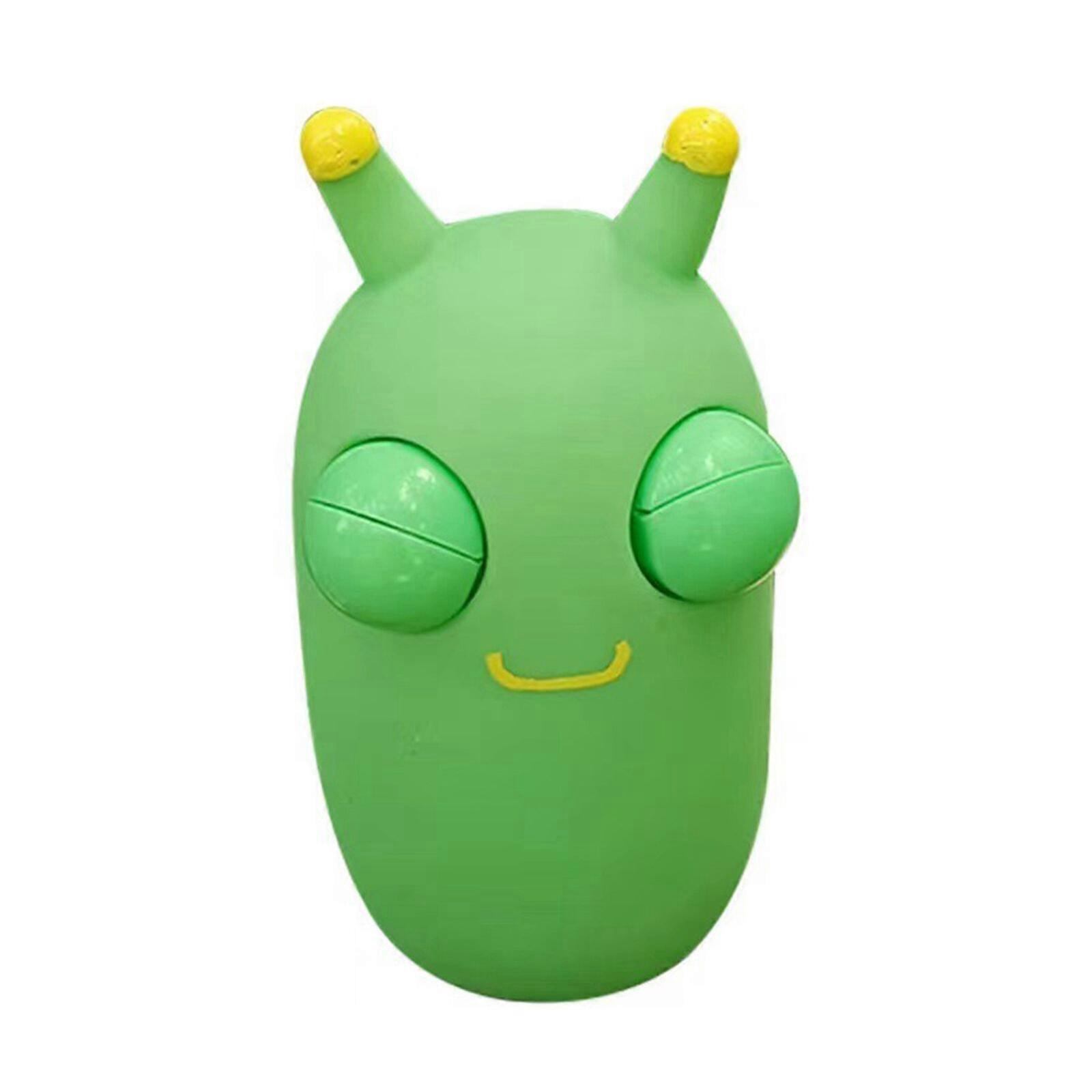 צעצוע לקשקש מפרקי פאזל הפחתת לחץ חרק חמוד כיף ויניל + מתנות גומי רך TPR ירוק ניתן לסובב כלאחר יד