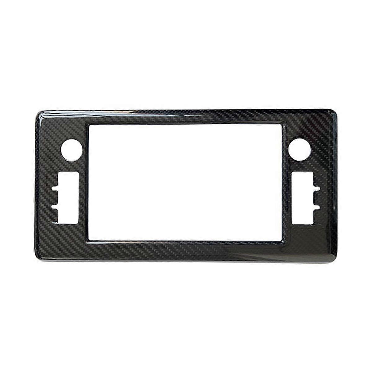 Carbon Fiber Car Central Control Panel Cover Radio Navigation Frame Trim for GR86 for BRZ 2022-2024