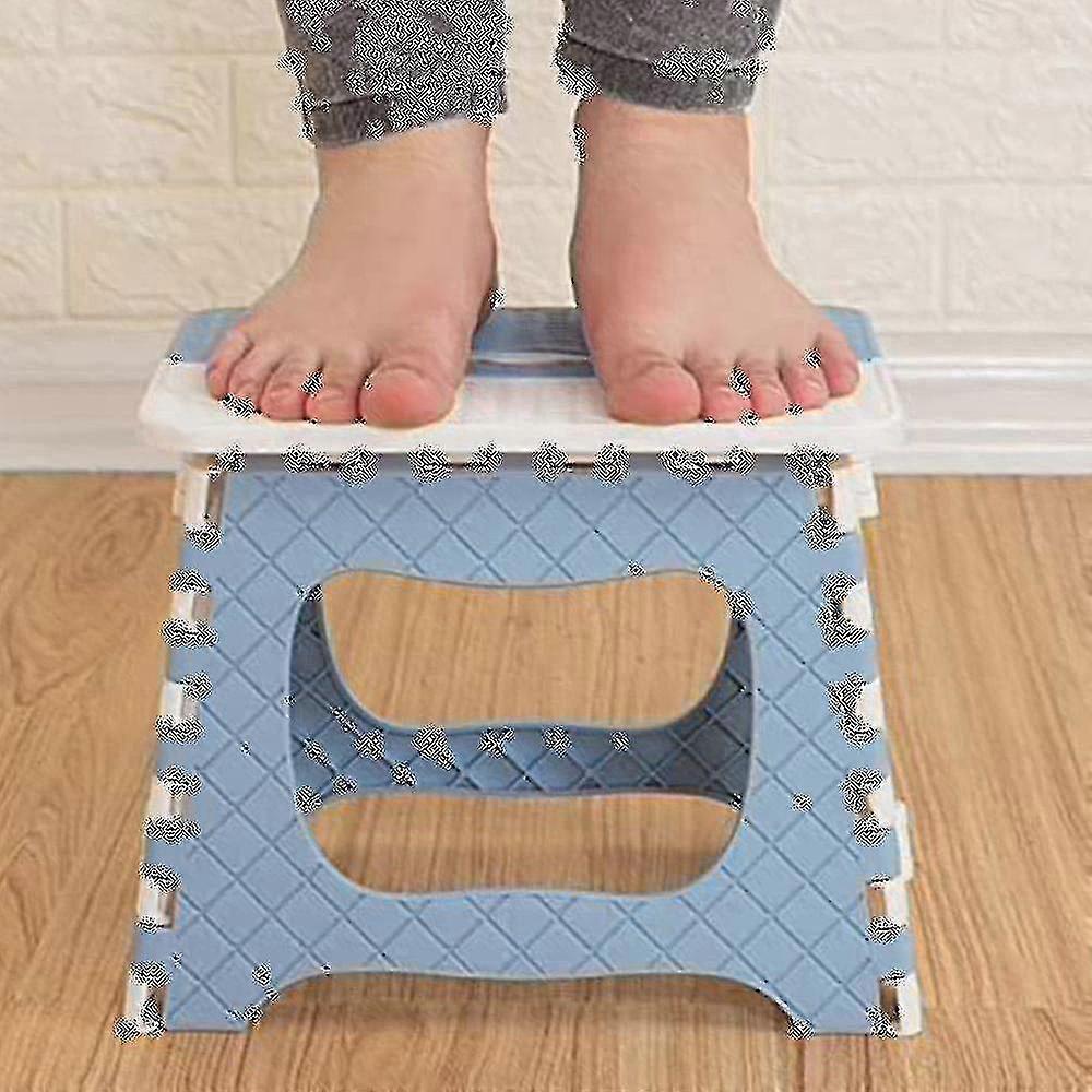Folding Step Stool - Portable, Small Size For Easy Storage, Easy For Adults To Use In The Bathroom