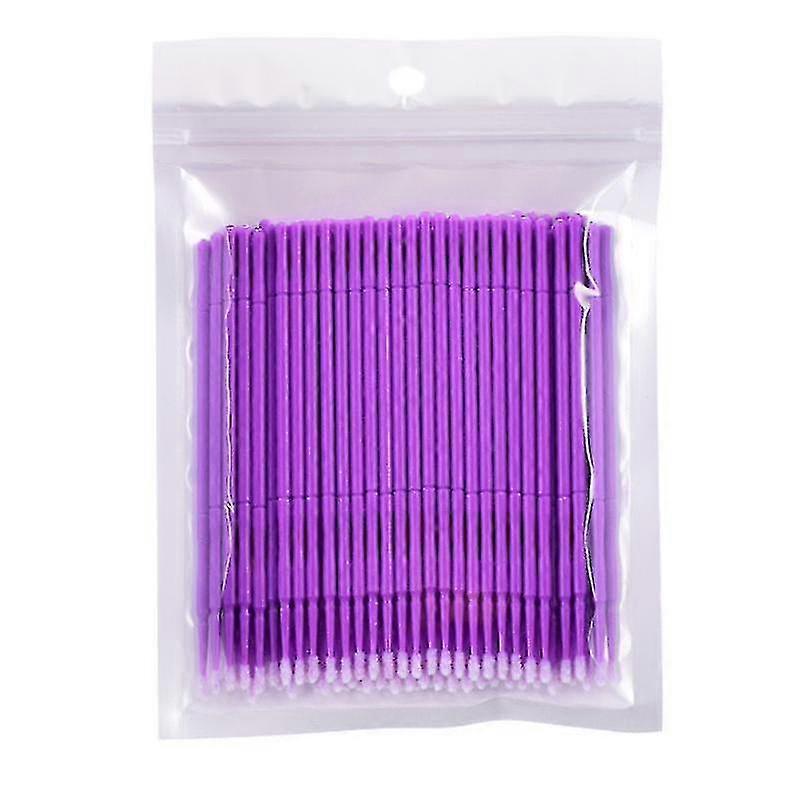 1 Set Disposable Cotton Swabs Eyelash Brushes Cleaning Swab Extension Tic Tools