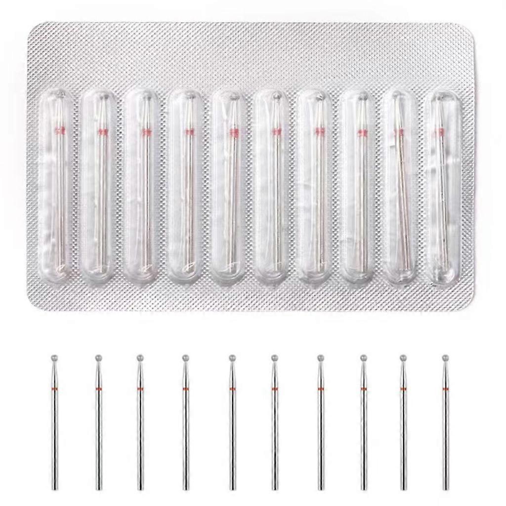 10PCS Electric Manicure Drill Bits Nail Milling Cutter Nail Drill Bits Kit