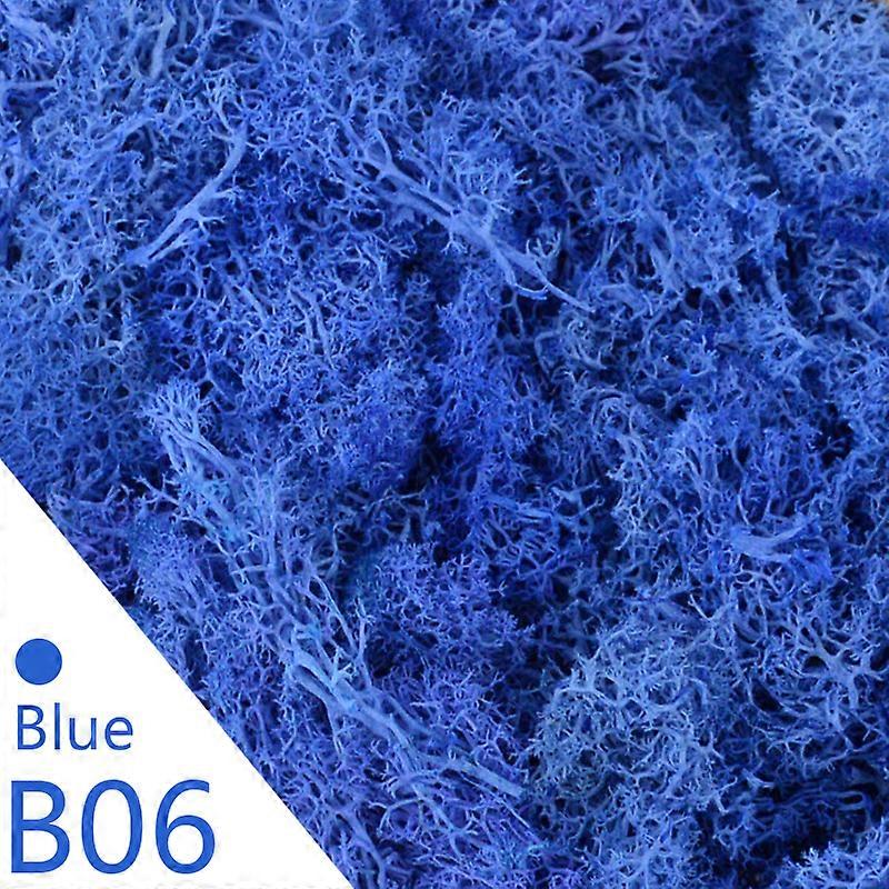 40 גרם אזוב מלאכותי ירוק פרחים מזויפים צמחים חיי נצח אזוב דשא לעיצוב קיר ביתי DIY מיני גן מיקרו מתנות נוף